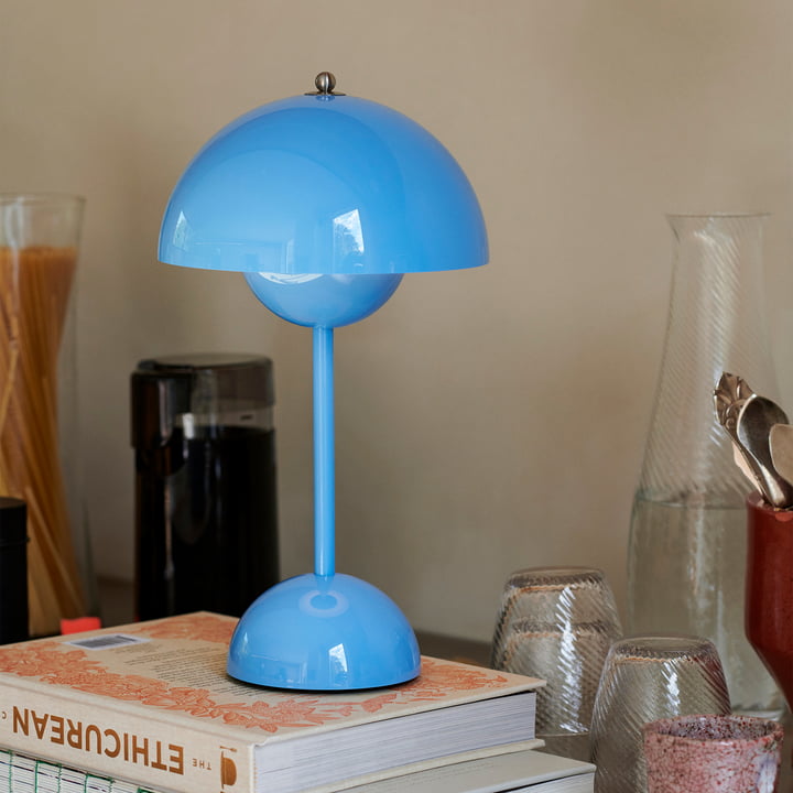 LED Table Lamp - MoonGlow-White-Nora Luxe