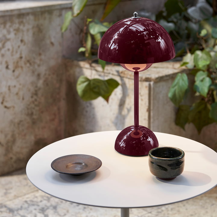 LED Table Lamp - MoonGlow-White-Nora Luxe
