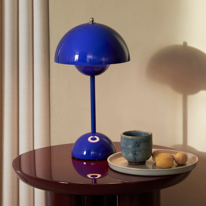 LED Table Lamp - MoonGlow-White-Nora Luxe