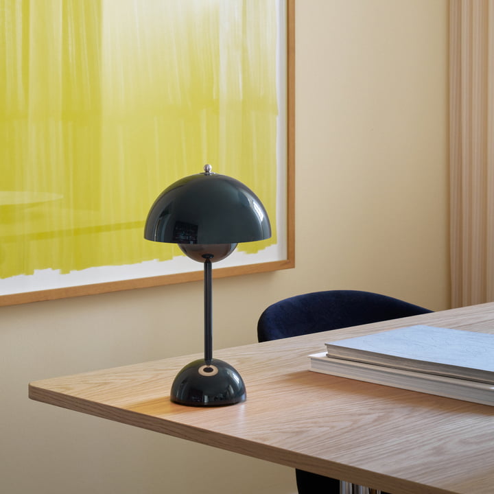 LED Table Lamp - MoonGlow-White-Nora Luxe