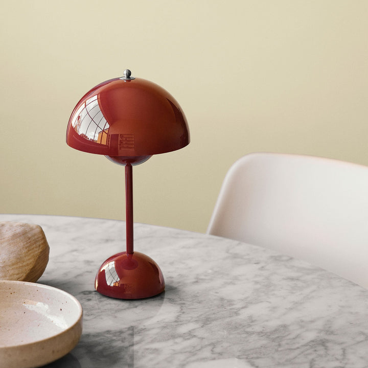 LED Table Lamp - MoonGlow-White-Nora Luxe