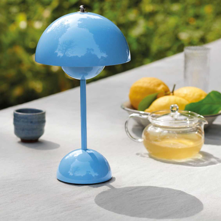 LED Table Lamp - MoonGlow-White-Nora Luxe