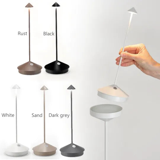 LED Table Lamp - TranquilGlow-White-Nora Luxe