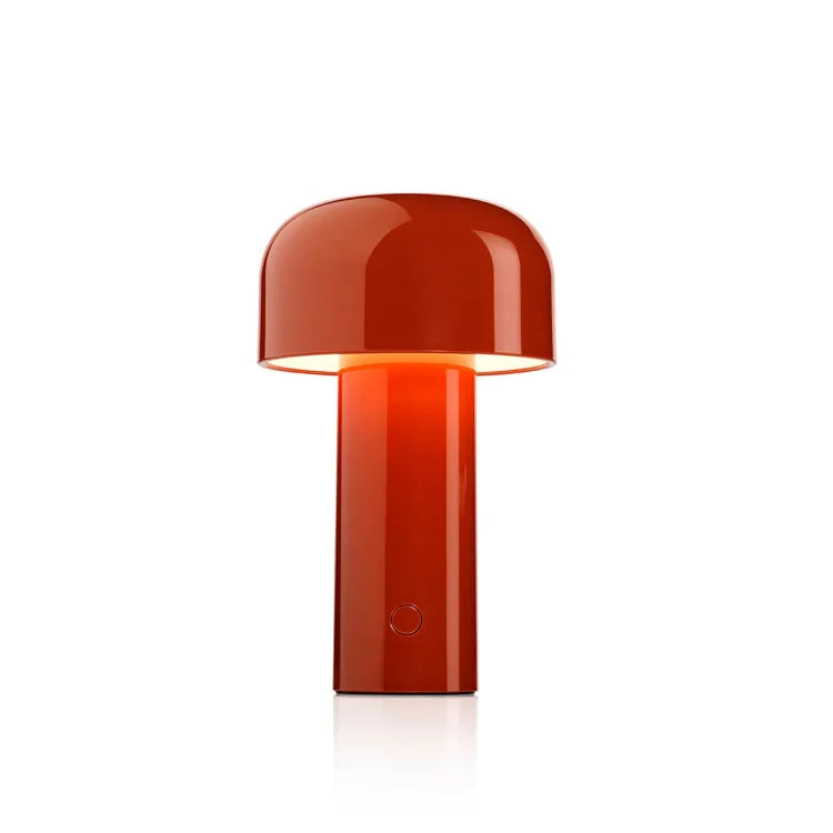 LED Table Lamp with Three Color Dimming Function - Luminor-Red-Nora Luxe