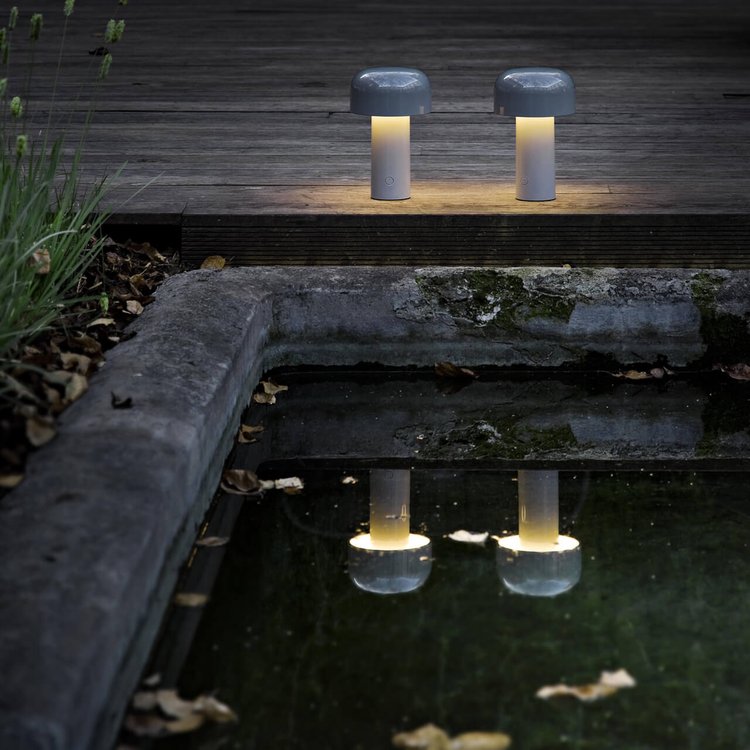 LED Table Lamp with Three Color Dimming Function - Luminor-White-Nora Luxe