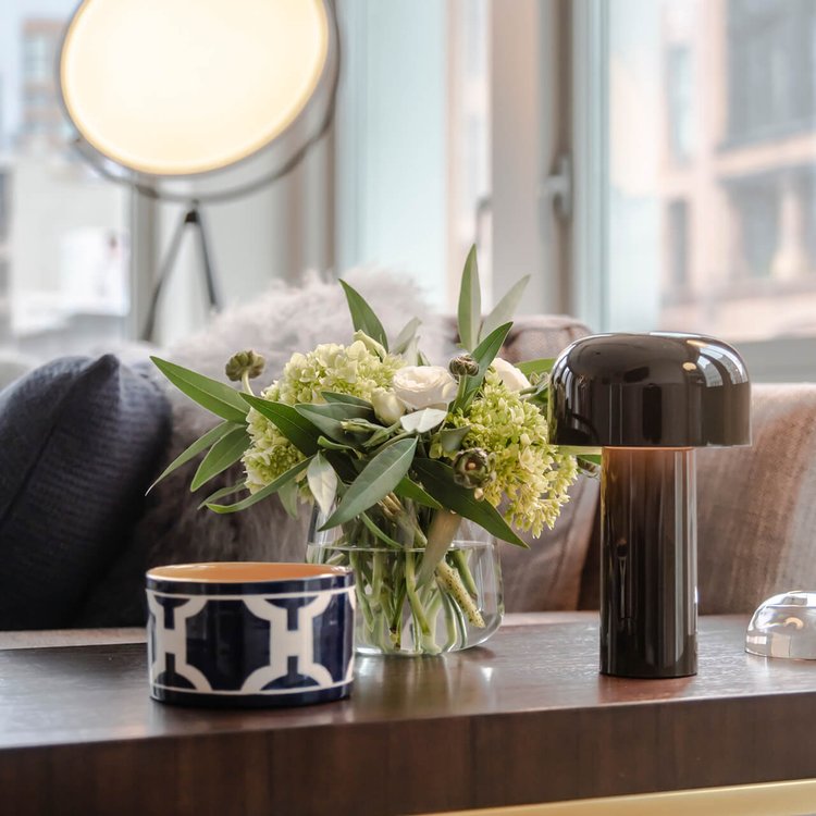 LED Table Lamp with Three Color Dimming Function - Luminor-White-Nora Luxe