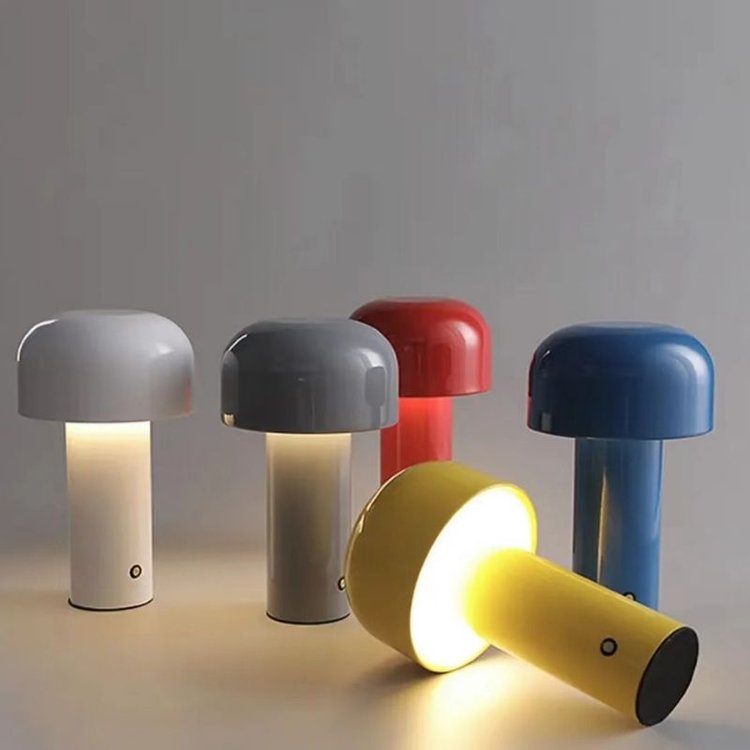 LED Table Lamp with Three Color Dimming Function - Luminor-White-Nora Luxe