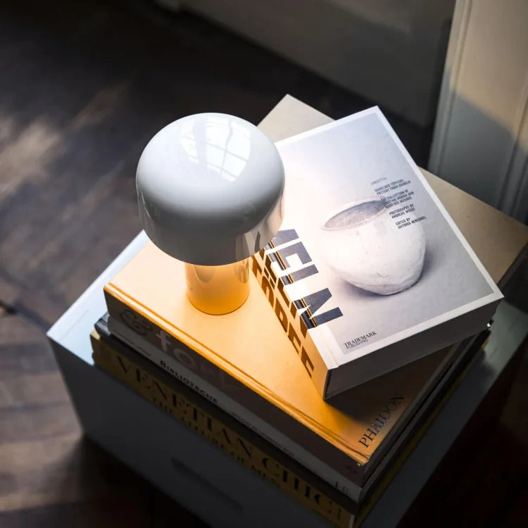 LED Table Lamp with Three Color Dimming Function - Luminor-White-Nora Luxe