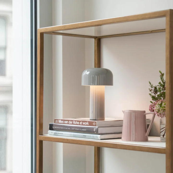 LED Table Lamp with Three Color Dimming Function - Luminor-White-Nora Luxe