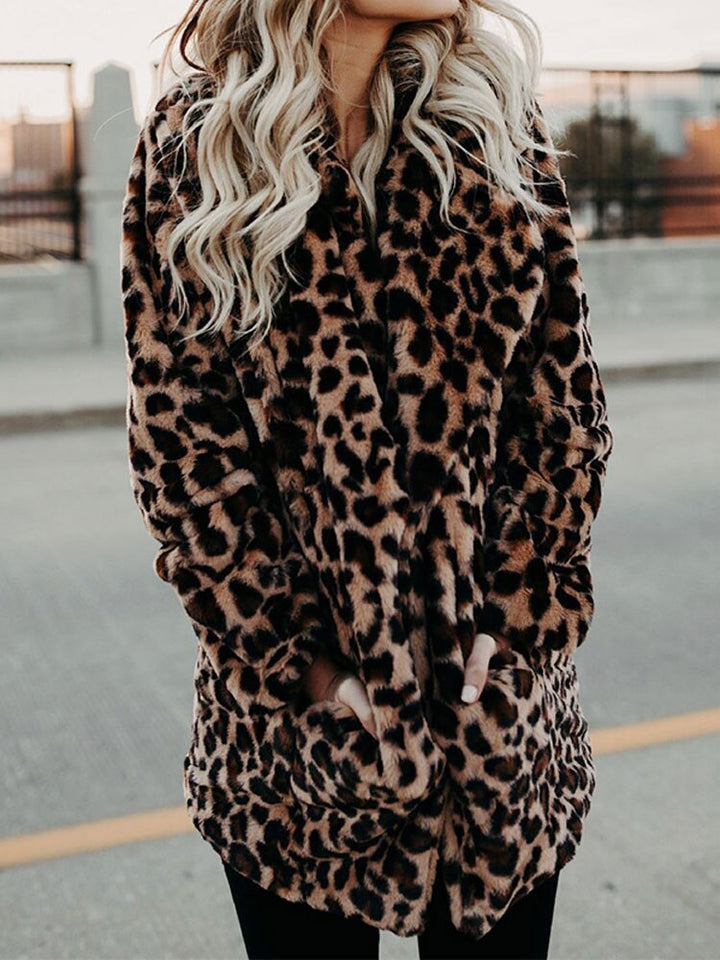 Leopard Print Women's Winter Coat - Sofia-Panther-S-Nora Luxe
