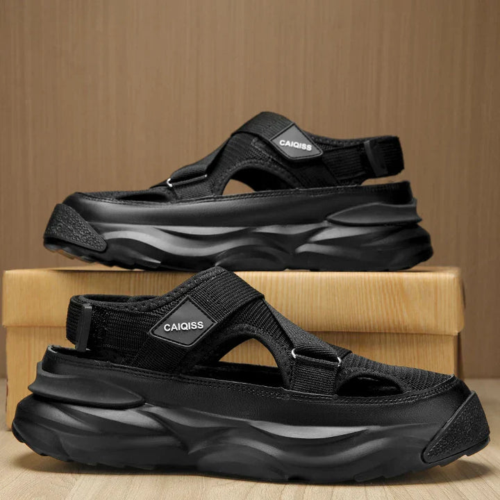 Light EVA summer slippers for women and men with designer look – Elian-Black-4-Nora Luxe