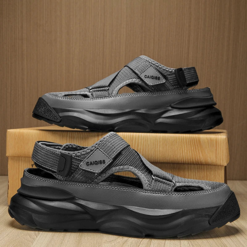Light EVA summer slippers for women and men with designer look – Elian-Gray-4-Nora Luxe