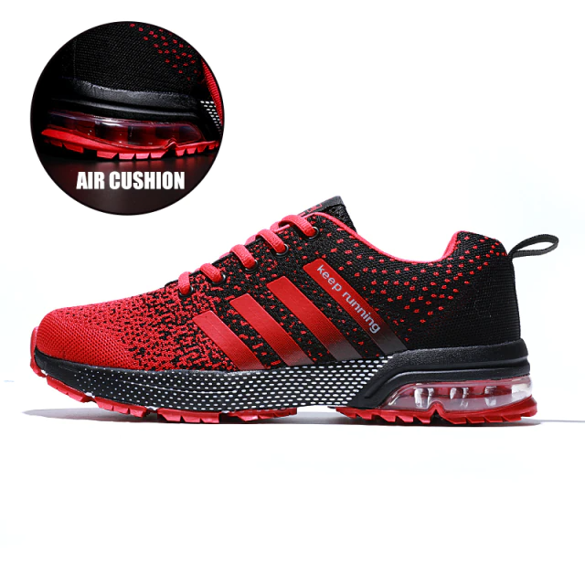 Light & Orthopaedic Comfort Sneakers with Cushioning – Movix Air-Red-3-Nora Luxe