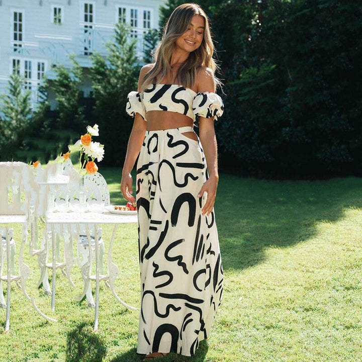 Light & Stylish Two-Piece Ladies Boho Set – Amira-XS-Nora Luxe