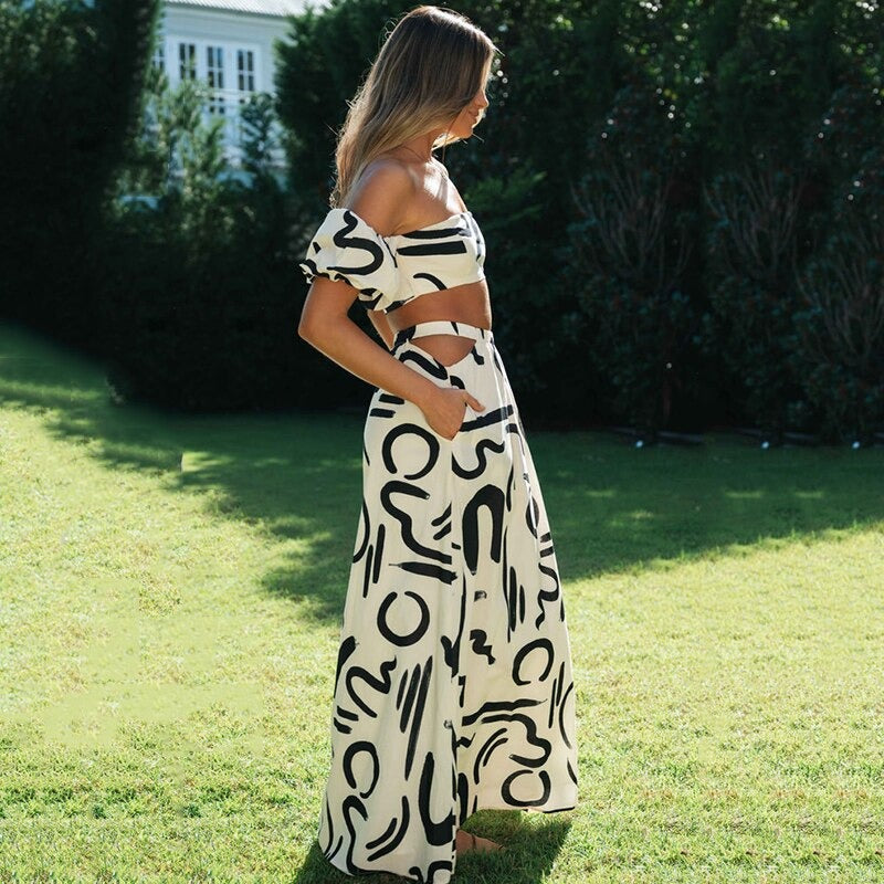 Light & Stylish Two-Piece Ladies Boho Set – Amira-XS-Nora Luxe