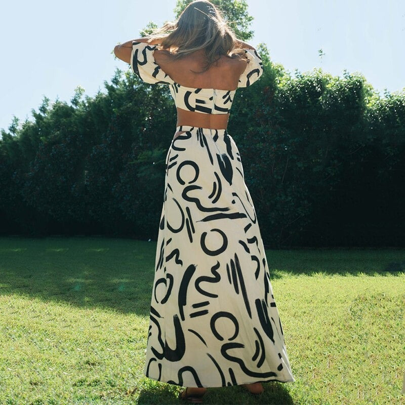 Light & Stylish Two-Piece Ladies Boho Set – Amira-XS-Nora Luxe