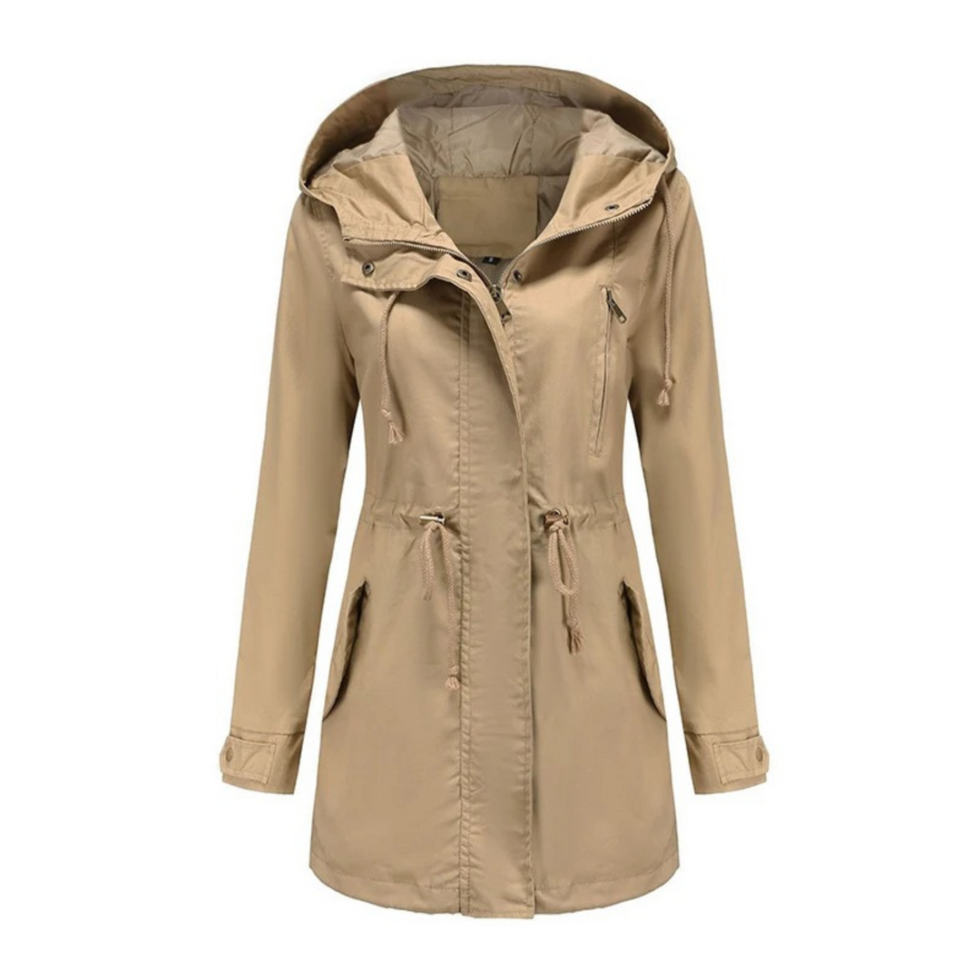 Light & Stylish Women's Summer Jacket with Long Fit – Amira-Brown-S-Nora Luxe