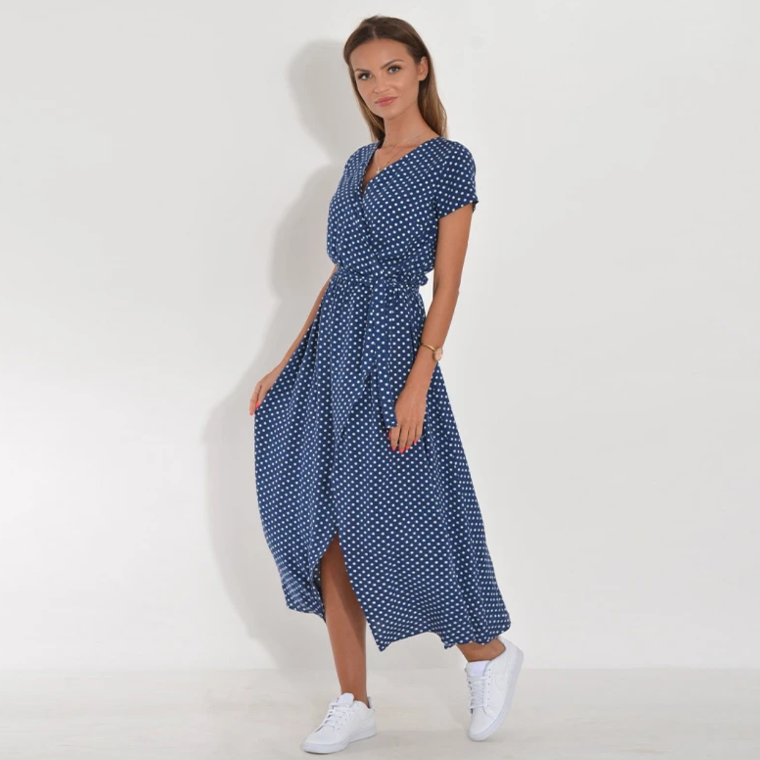 Light Summer Dress - Avery-blue-S-Nora Luxe