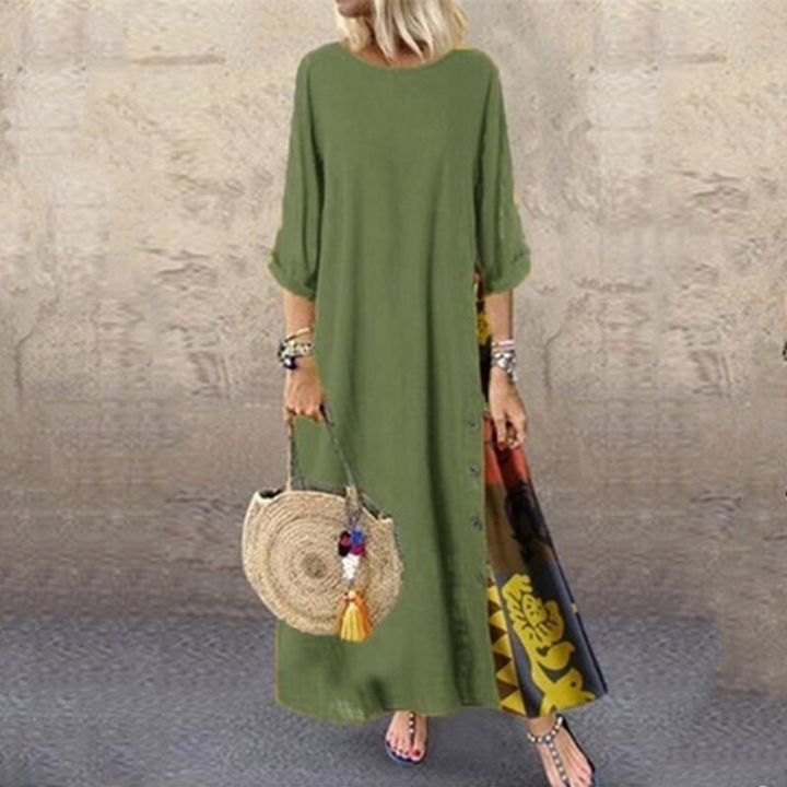 Light Summer Dress with Timeless Design – Nadine-Green-S-State of Style