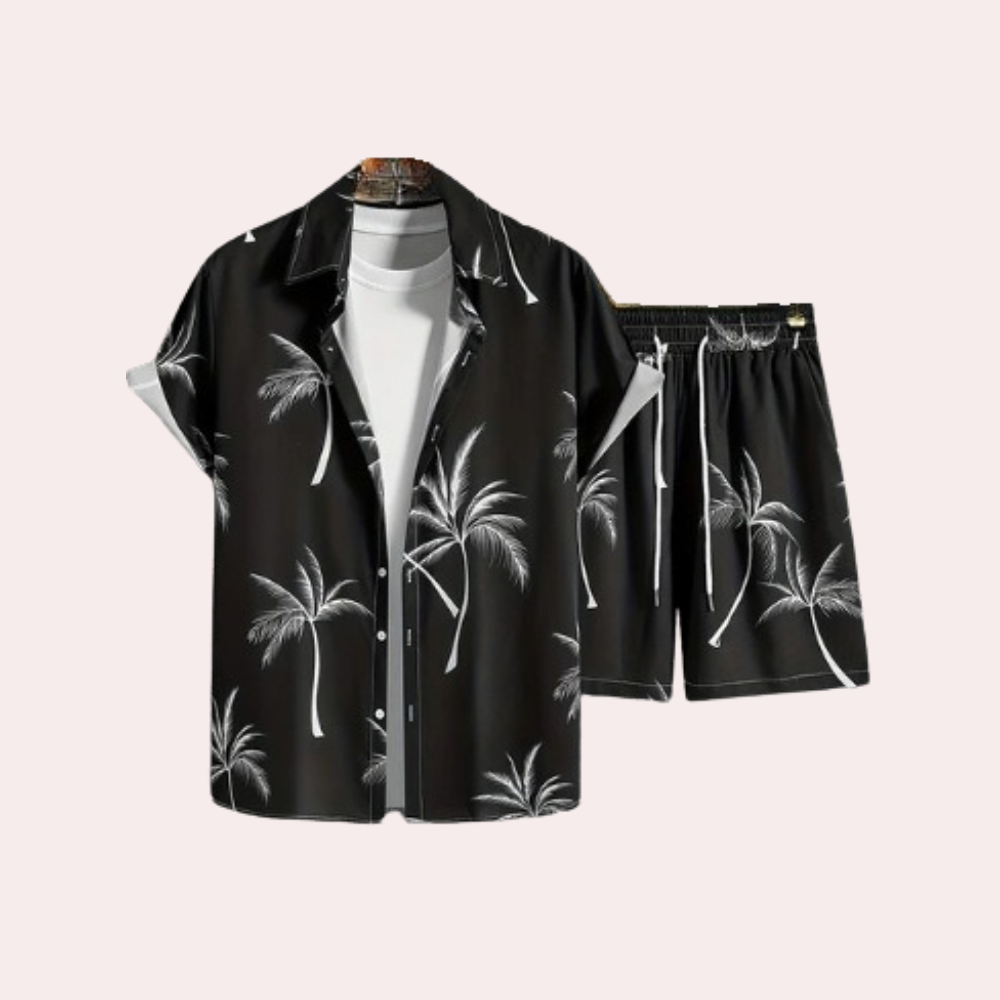 Light Summer Set for Men - Elias-Black-S-Nora Luxe