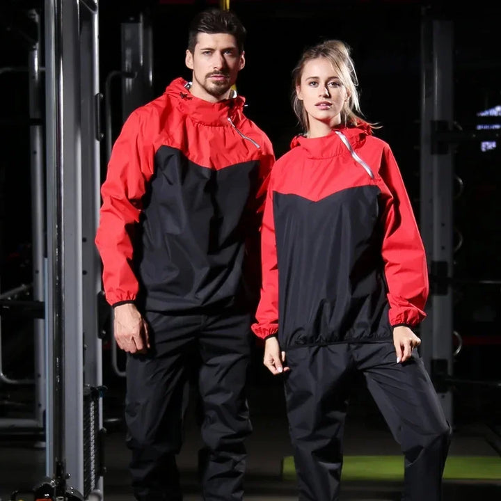 Light Unisex Training Set with Zipper & Hood – Remo-Men's Black-S-Nora Luxe