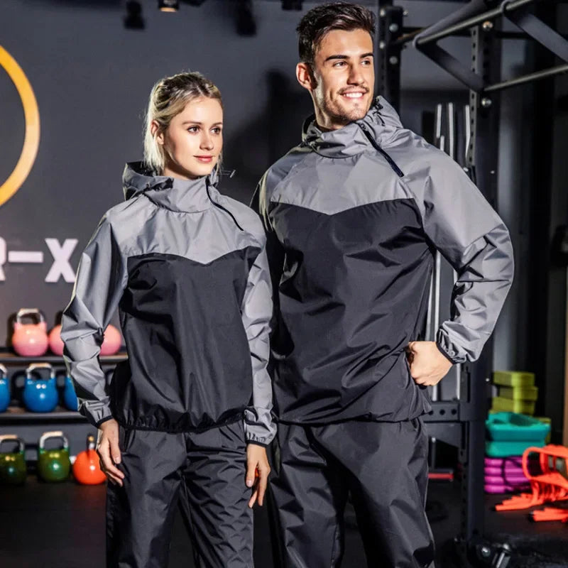 Light Unisex Training Set with Zipper & Hood – Remo-Men's Black-S-Nora Luxe