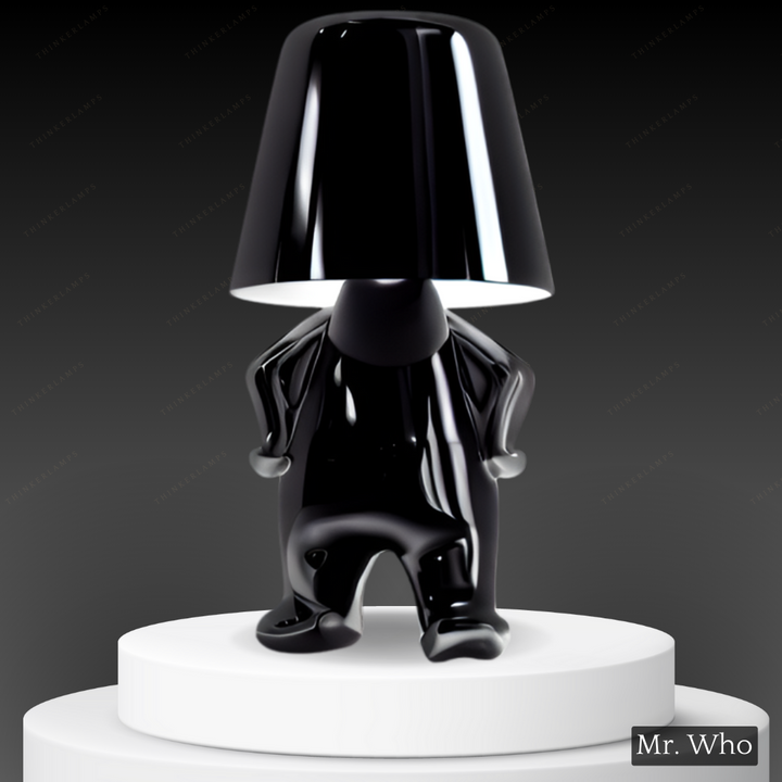 Lighting lamp for Thinkers - BrightMind-Black-Mr. Who-Nora Luxe