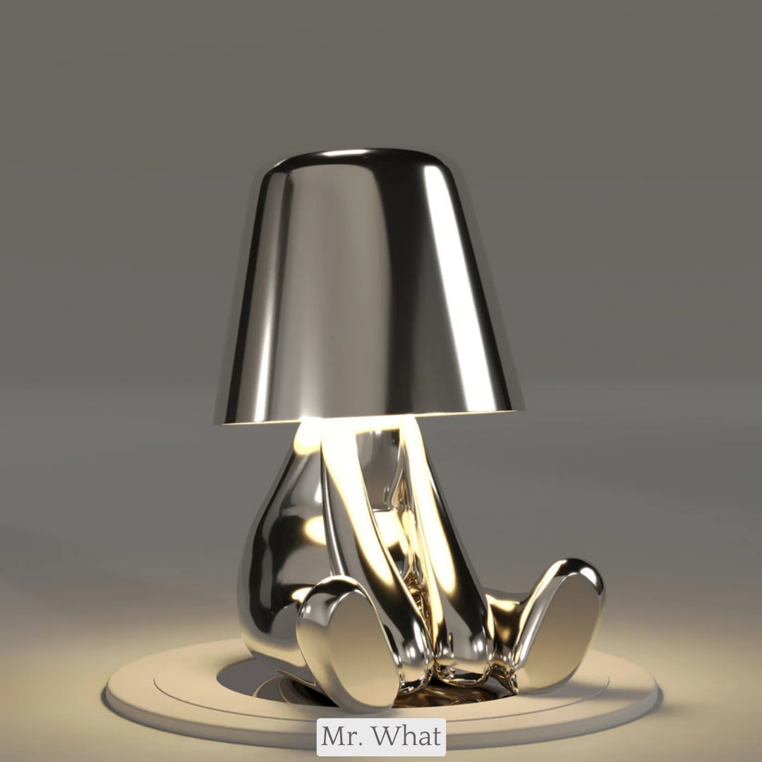 Lighting lamp for Thinkers - BrightMind-Silver-Mr. What-Nora Luxe
