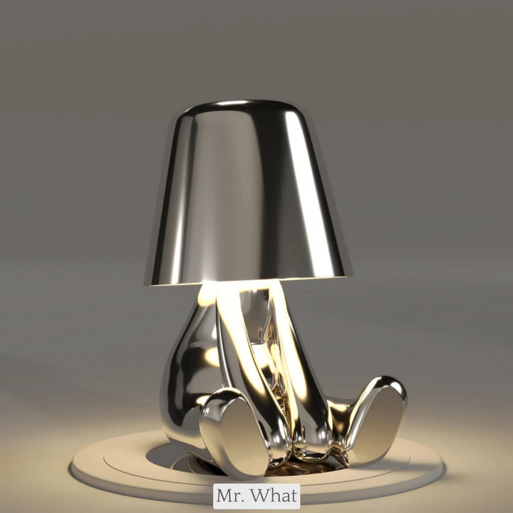 Lighting lamp for Thinkers - BrightMind-Silver-Mr. What-Nora Luxe