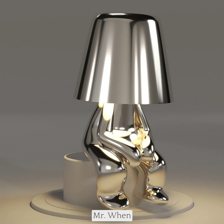 Lighting lamp for Thinkers - BrightMind-Silver-Mr. When-Nora Luxe