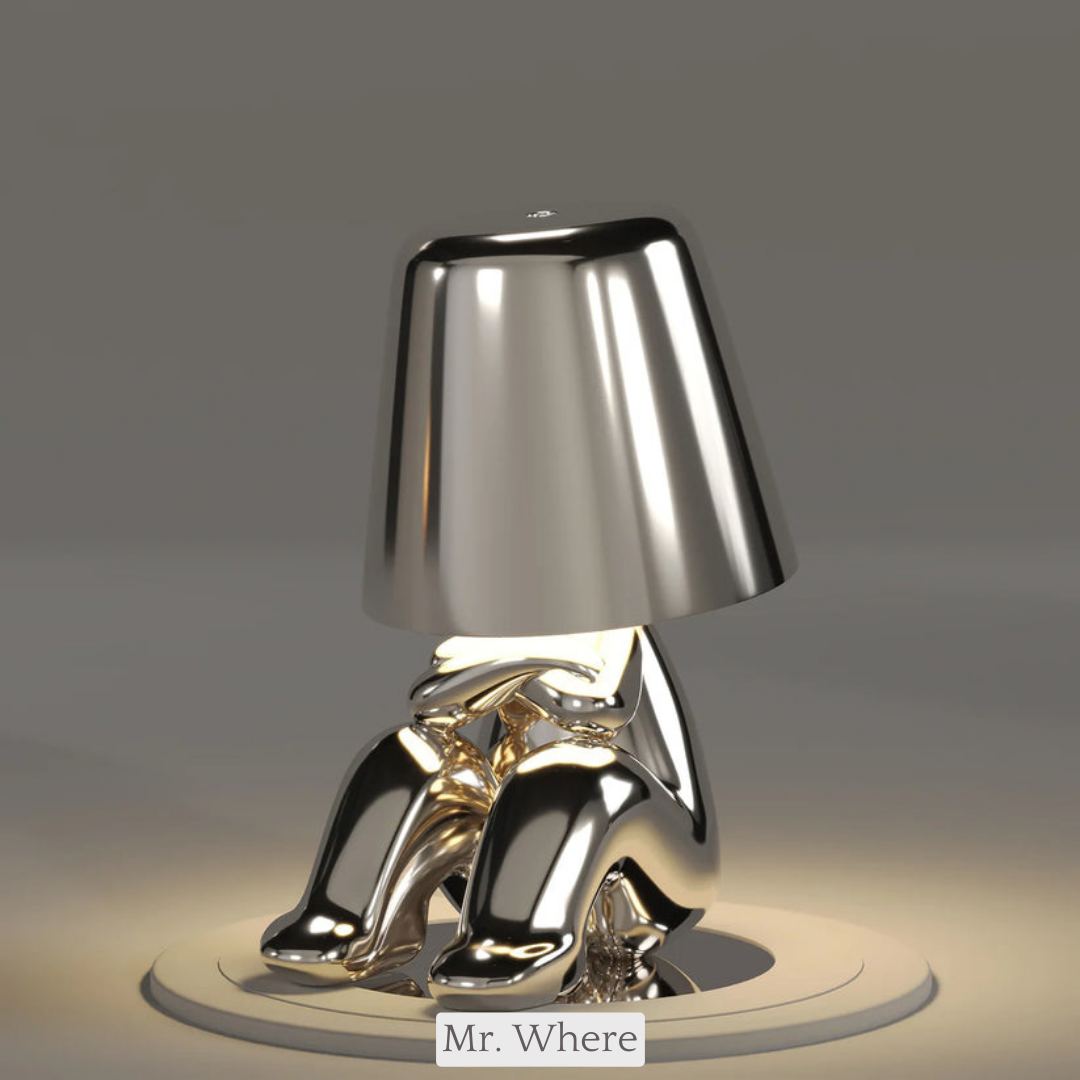 Lighting lamp for Thinkers - BrightMind-Silver-Mr. Where-Nora Luxe