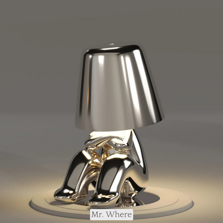 Lighting lamp for Thinkers - BrightMind-Silver-Mr. Where-Nora Luxe
