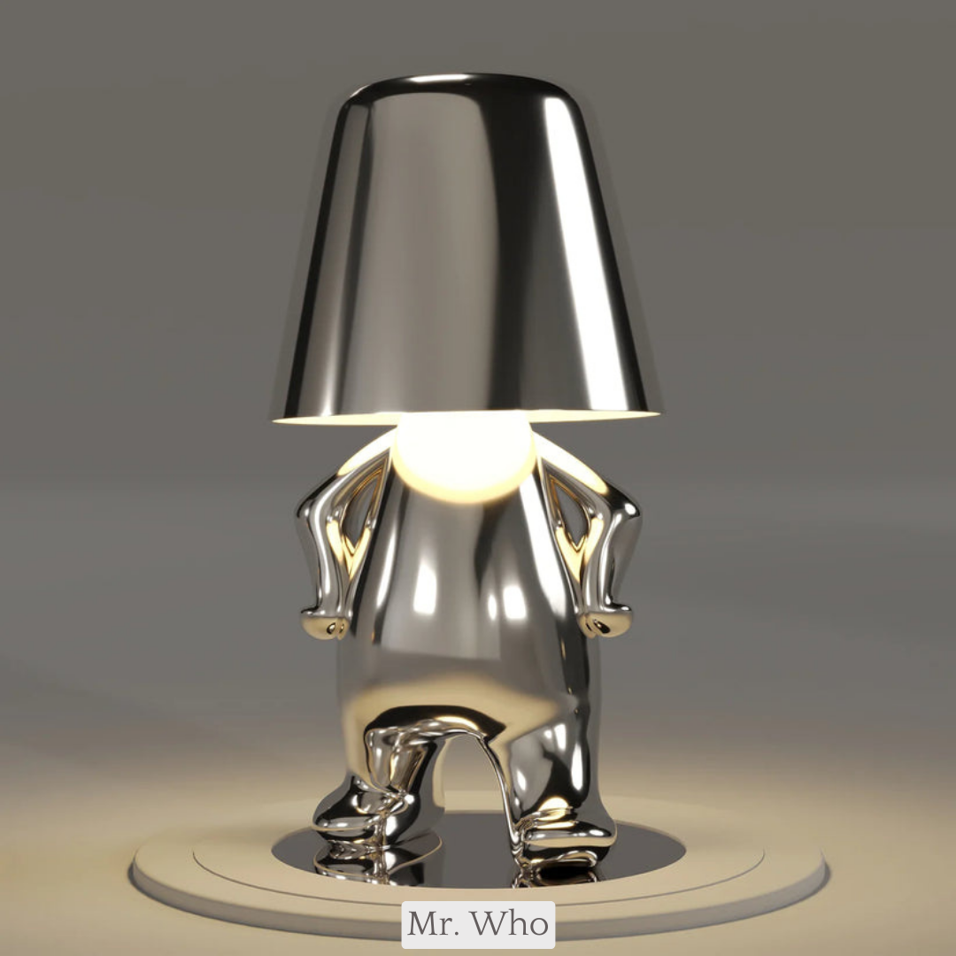 Lighting lamp for Thinkers - BrightMind-Silver-Mr. Who-Nora Luxe