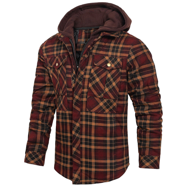 Lightweight Autumn Jacket for Men - Vertex-Dark Orange-S-Nora Luxe