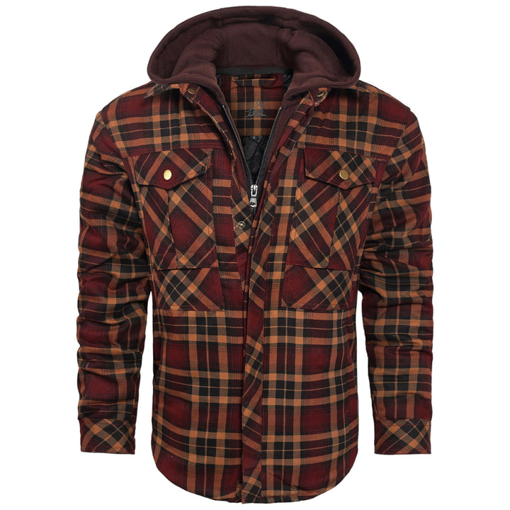 Lightweight Autumn Jacket for Men - Vertex-Dark Orange-S-Nora Luxe