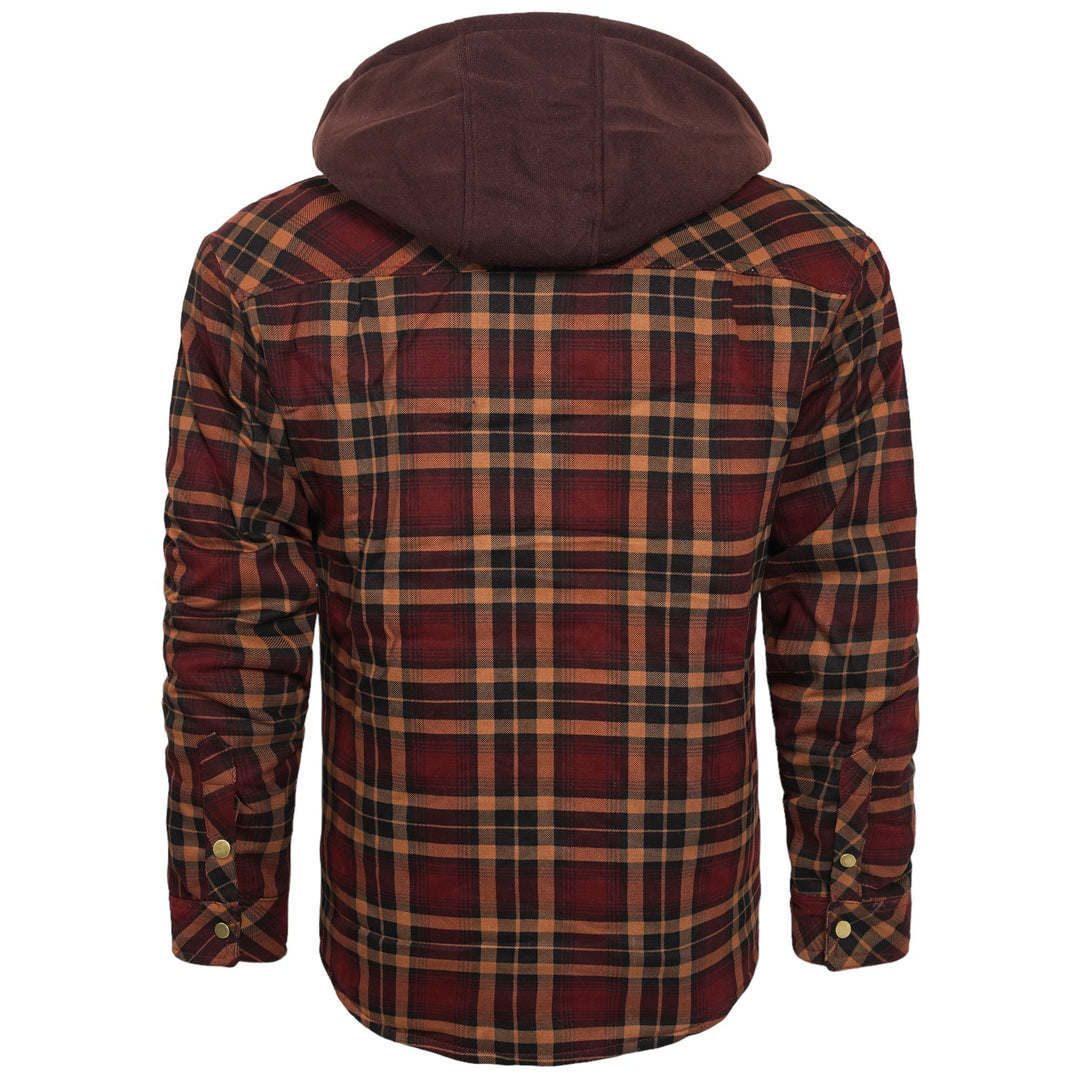 Lightweight Autumn Jacket for Men - Vertex-Dark Orange-S-Nora Luxe