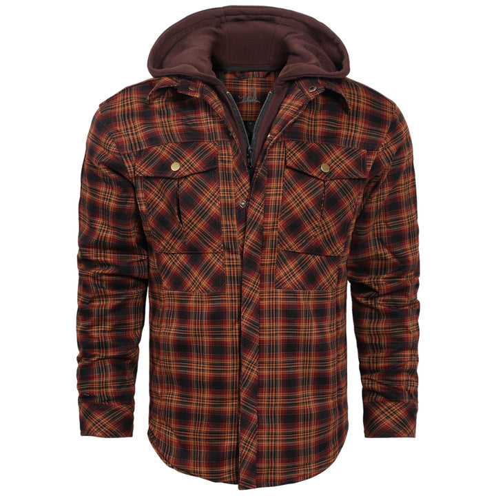 Lightweight Autumn Jacket for Men - Vertex-Dark Orange-S-Nora Luxe