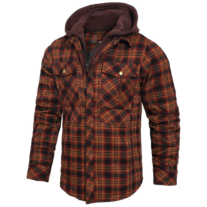 Lightweight Autumn Jacket for Men - Vertex-Dark Orange-S-Nora Luxe