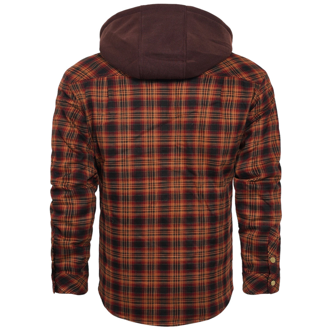 Lightweight Autumn Jacket for Men - Vertex-Dark Orange-S-Nora Luxe