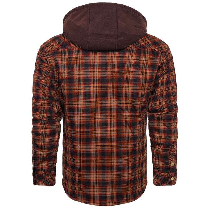 Lightweight Autumn Jacket for Men - Vertex-Dark Orange-S-Nora Luxe