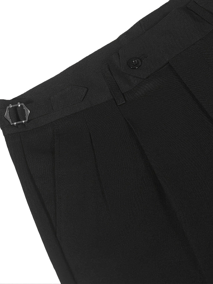 Lightweight Black Business Trousers for Men - Finn-S-Nora Luxe