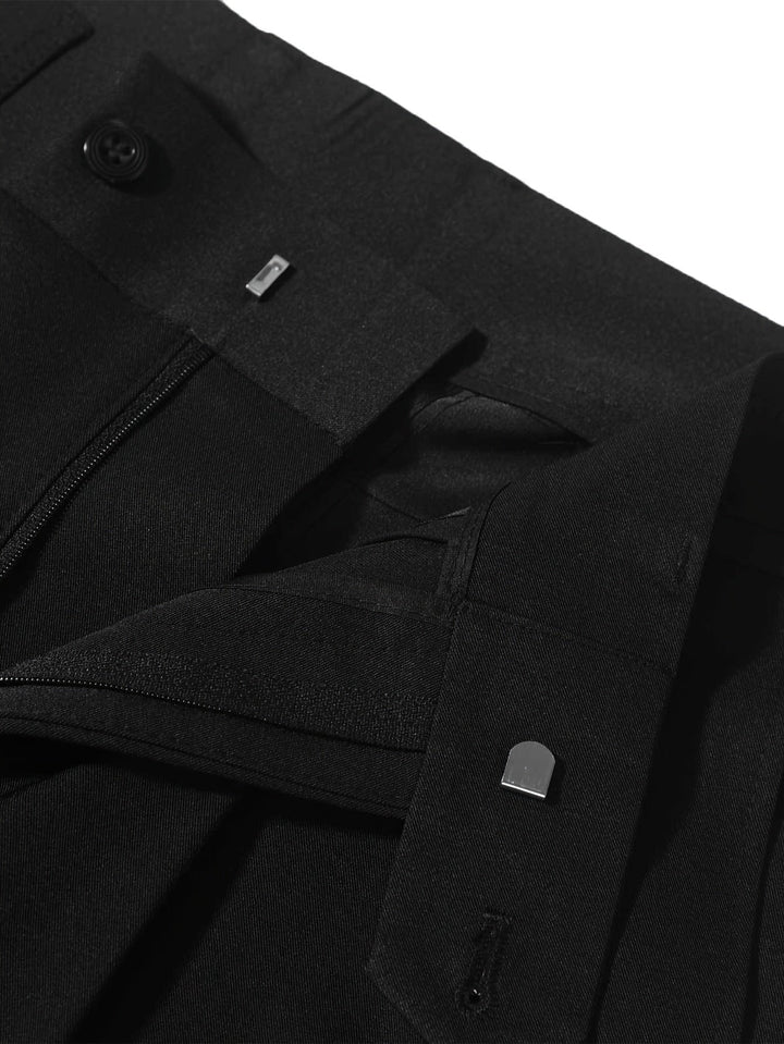 Lightweight Black Business Trousers for Men - Finn-S-Nora Luxe