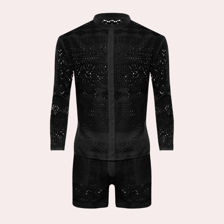 Lightweight Edge Somerset for Men - Cai-Black-S-Nora Luxe