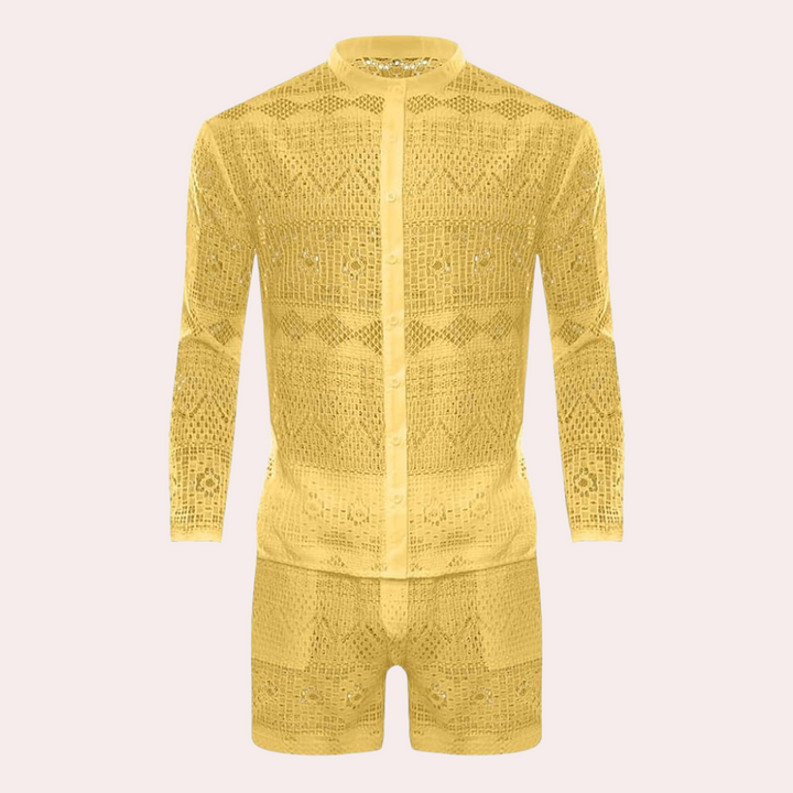 Lightweight Edge Somerset for Men - Cai-Yellow-S-Nora Luxe