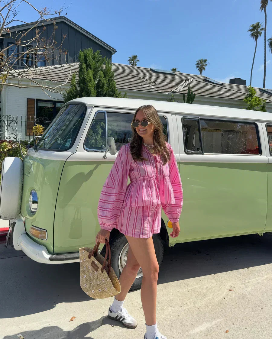 Lightweight leisure outfit for women – Solenne-Green-S-Nora Luxe