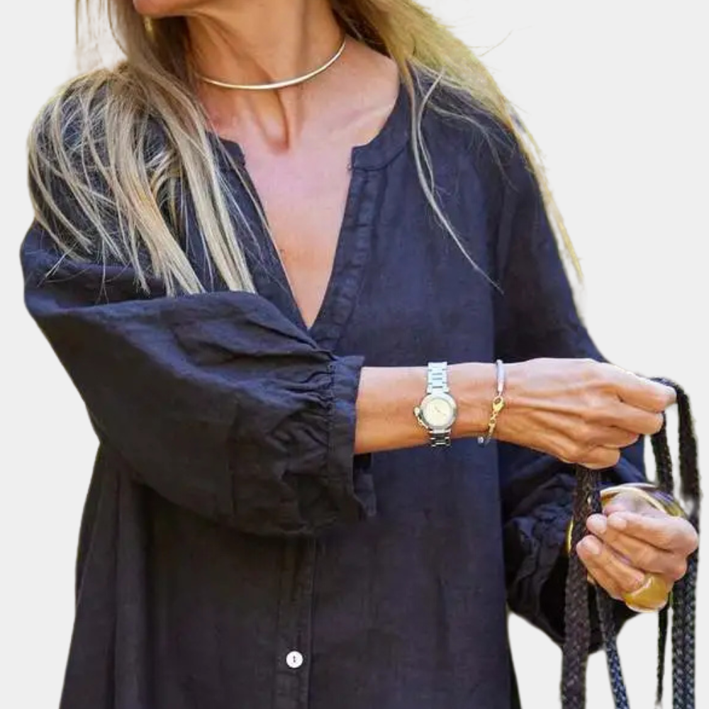 Lightweight Long Summer Dress - Naomi-White-2XS-Nora Luxe