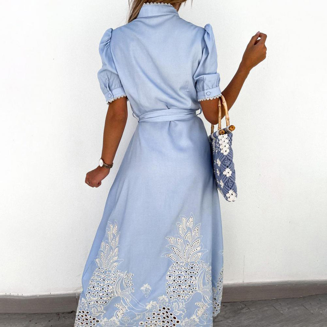 Lightweight Maxi Dress - Marielle-White-S-Nora Luxe