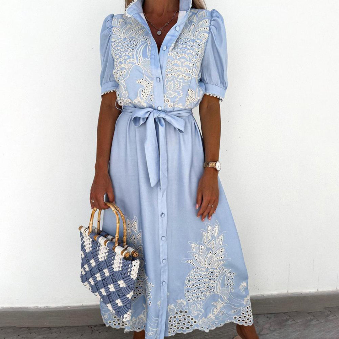 Lightweight Maxi Dress - Marielle-White-S-Nora Luxe