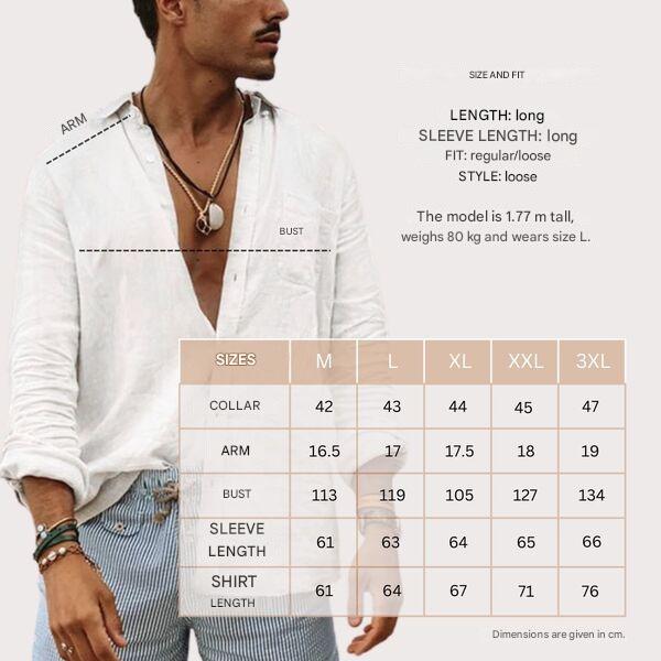 Lightweight Men's Cotton Shirt - Elias-Green-M-Nora Luxe