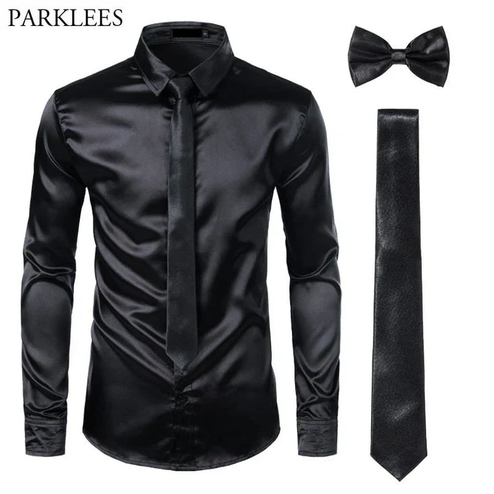 Lightweight Men's Shirt - Lucas-Black-S-Nora Luxe